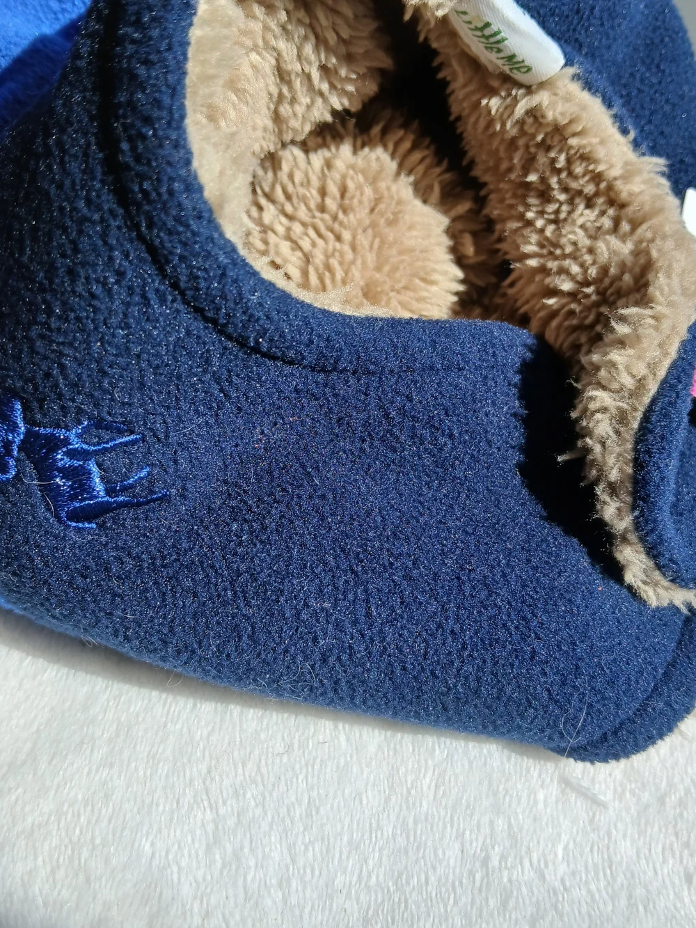 Little Me Fleece Earflap Hat + Mittens for Baby, Size 3 to 9 Months, NWT